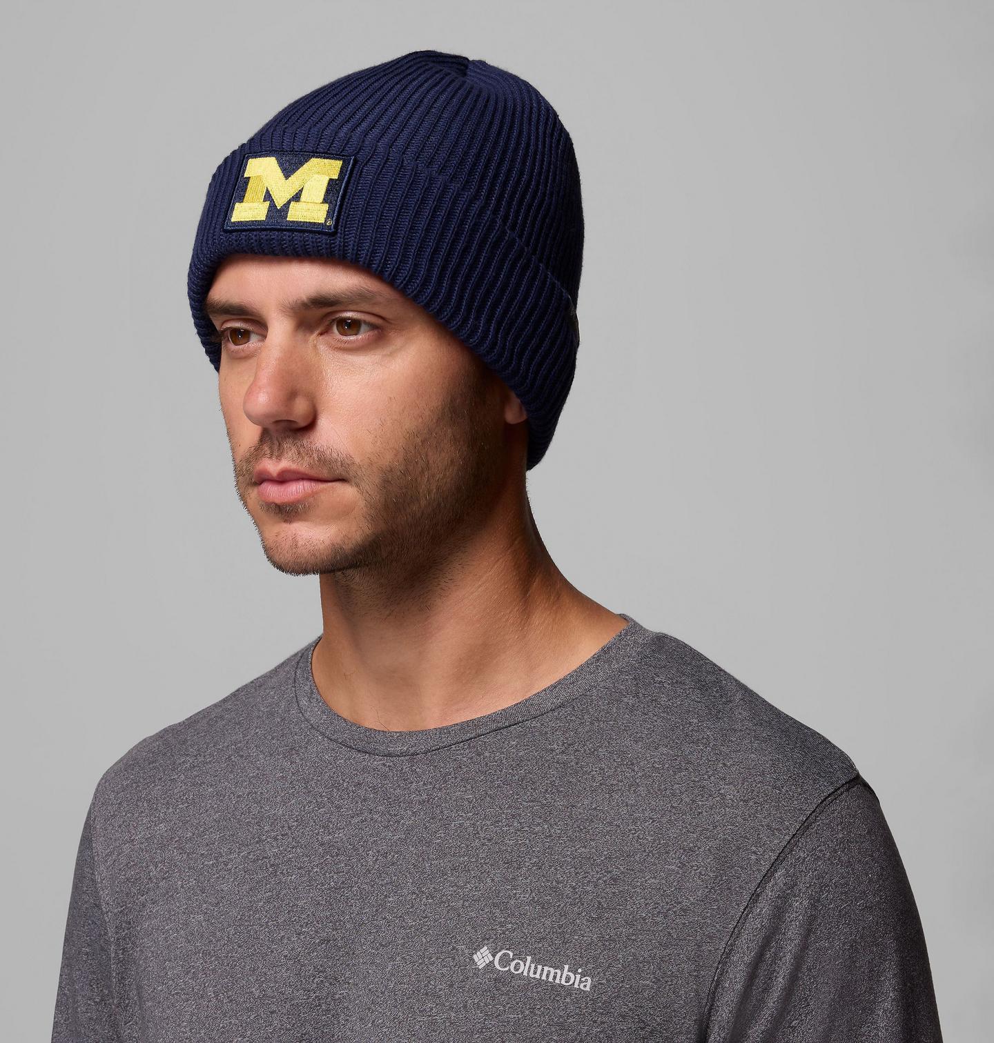 Шапка Columbia Collegiate Lost Lager - Michigan, цвет: Тёмно-синий — фото 3