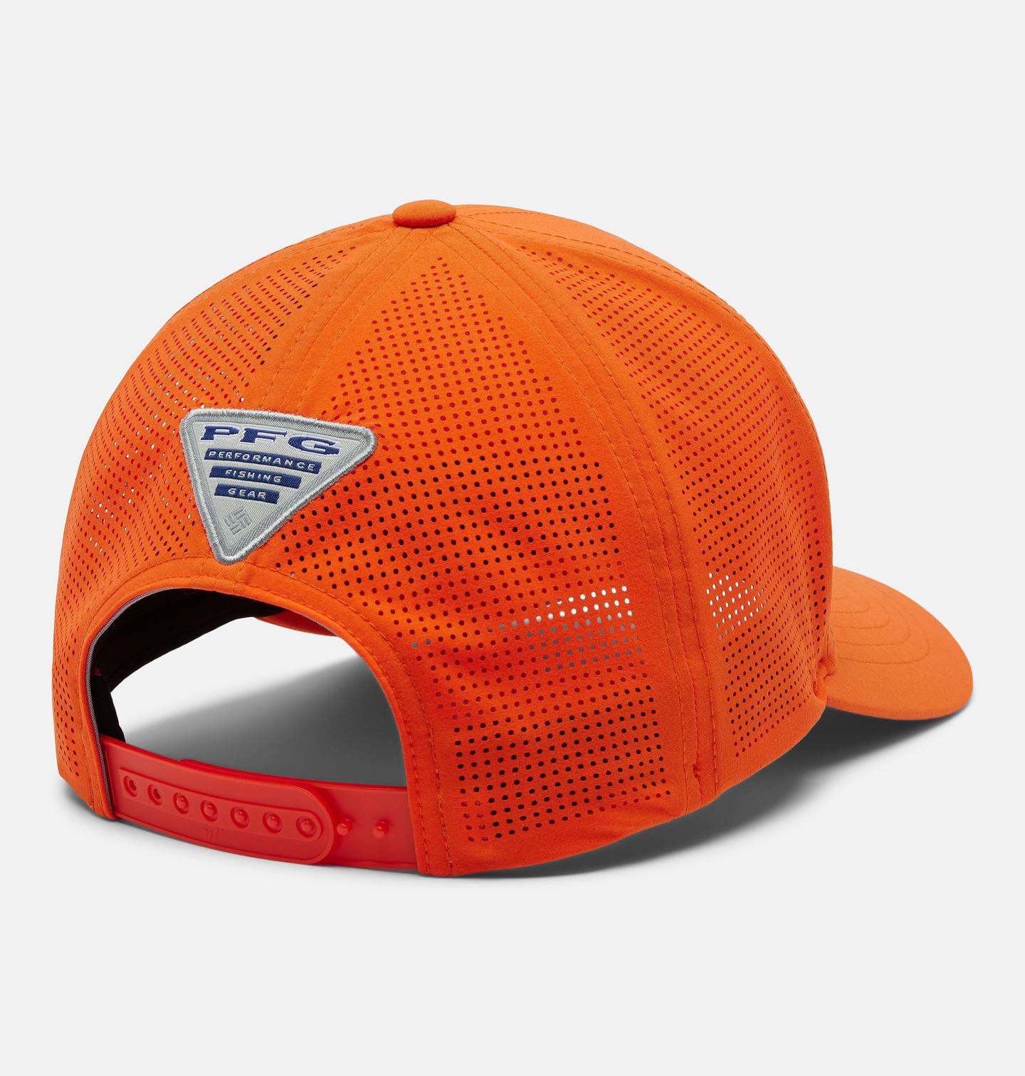 Мужские головные уборы Columbia Collegiate PFG Elite 3D Stretch Snap Back - Clemson, цвет: Оранжевый — фото 2