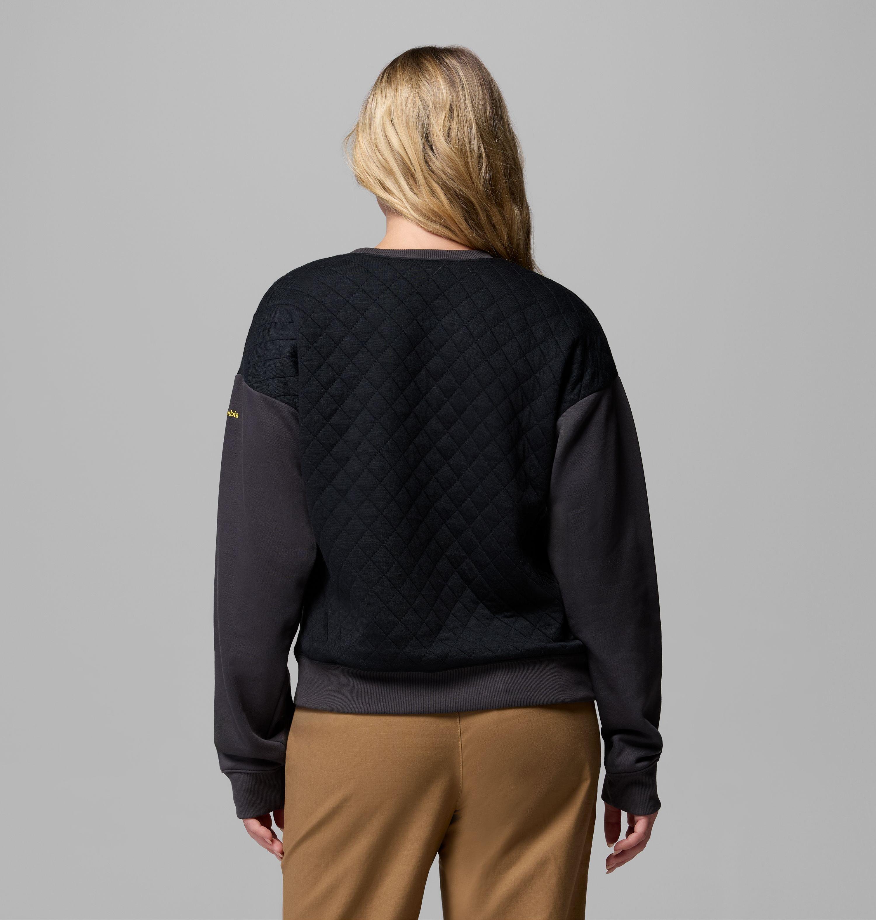 Women's Collegiate Hart Mountain Quilted Crew - Oregon 3