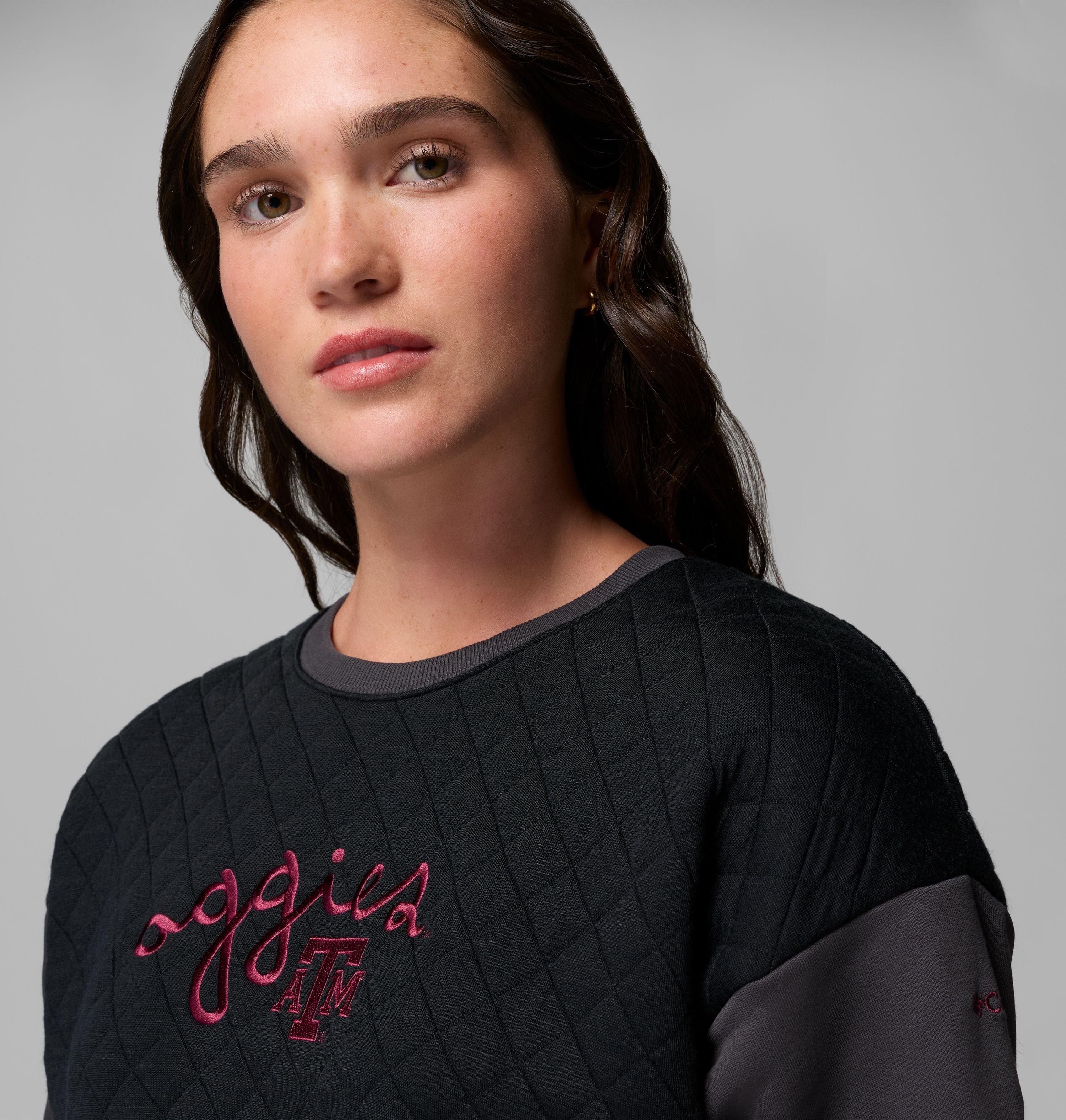 Women's Collegiate Hart Mountain Quilted Crew - Texas A&M 5