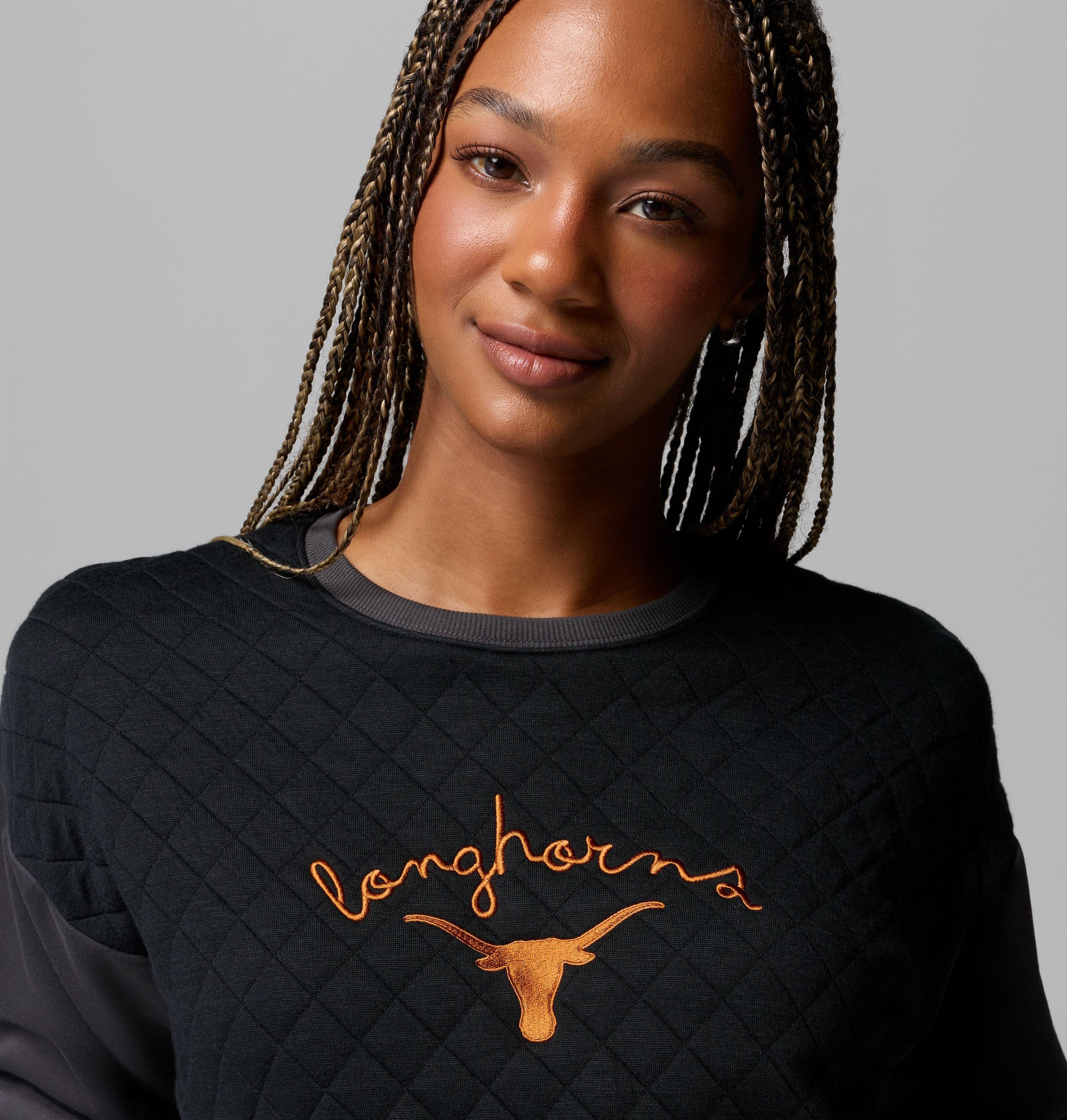 Women's Collegiate Hart Mountain Quilted Crew - Texas 5