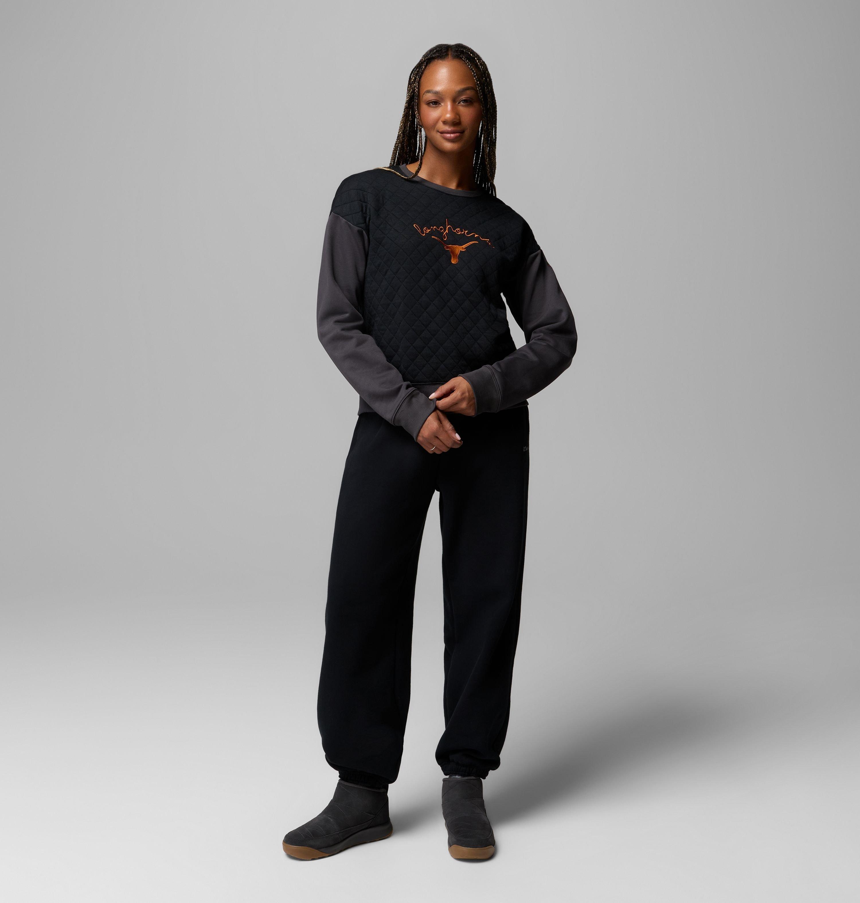 Women's Collegiate Hart Mountain Quilted Crew - Texas 2