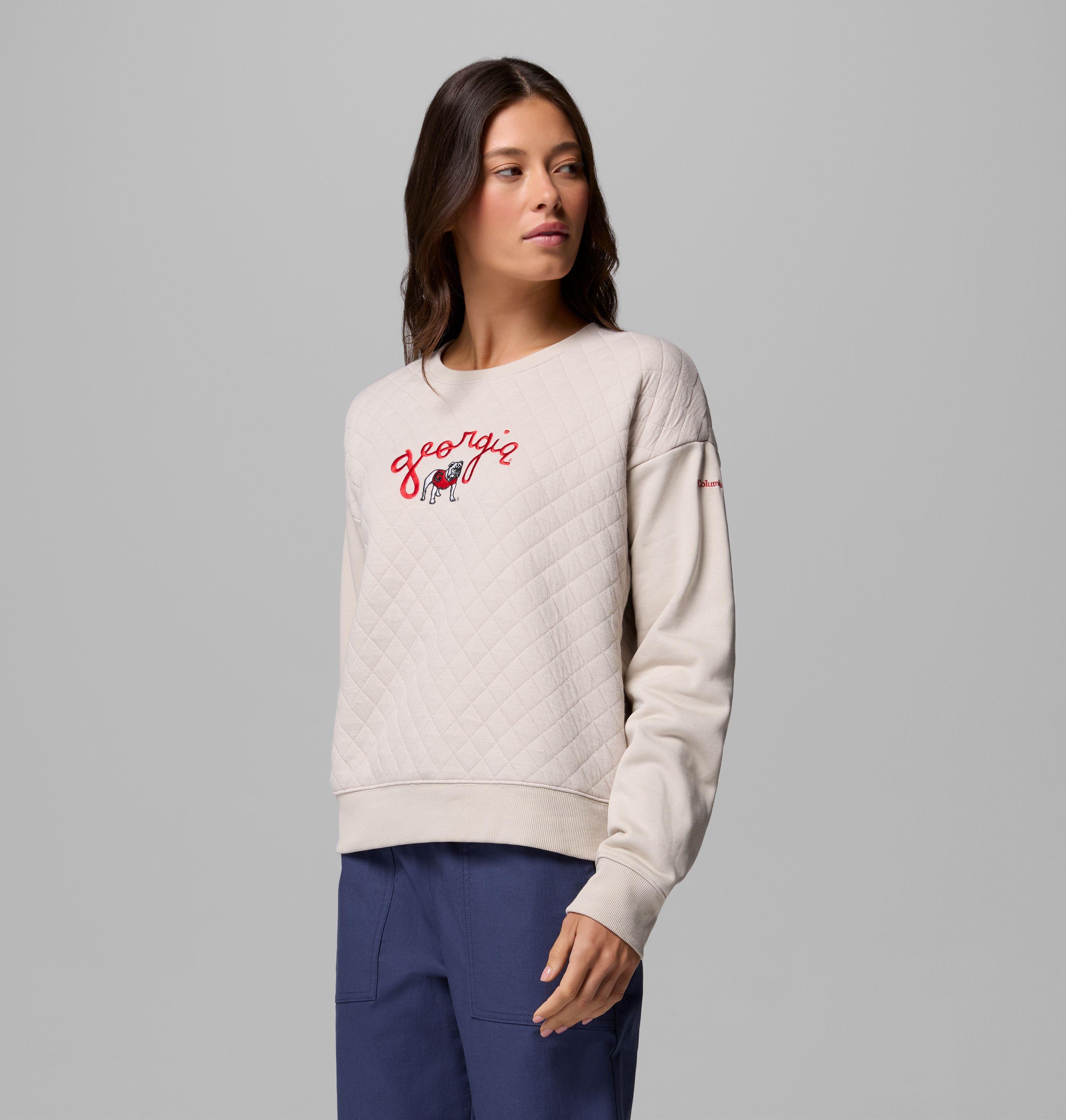 Women's Collegiate Hart Mountain Quilted Crew - Georgia 4