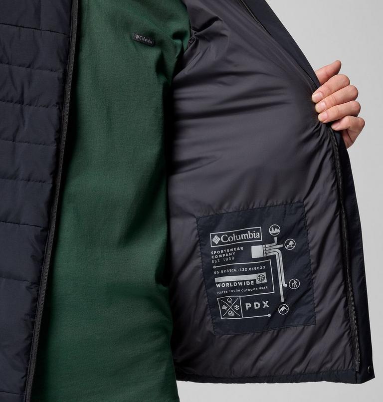 Sobrecamisa aislante de plumón Street Heights para hombre, Color: Black, image 5