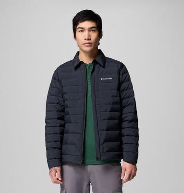 Men's Street Heights Insulated Down Shirt Jacket, Color: Black, image 5