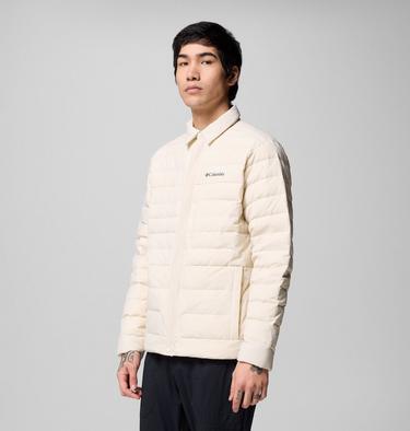 Men's Street Heights Insulated Down Shirt Jacket, Color: Dark Stone, image 4