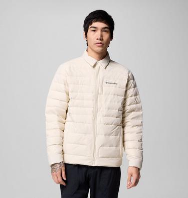 Men's Street Heights Insulated Down Shirt Jacket, Color: Dark Stone, image 1