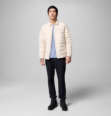 Men's Street Heights Insulated Down Shirt Jacket, Color: Dark Stone, image 2