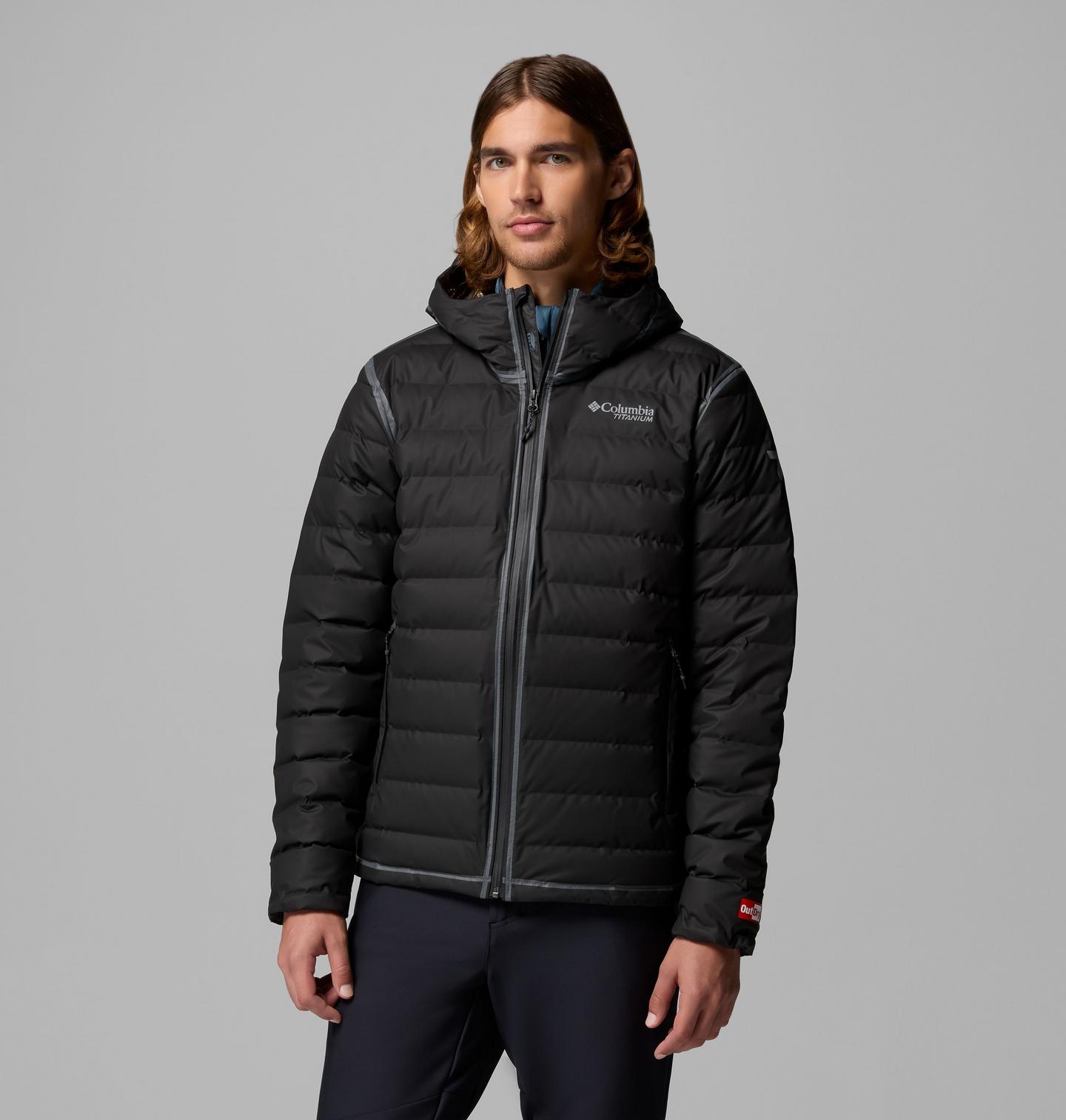 Мужская куртка Columbia Thunder Bay II Down Jacket, цвет: Чёрный — фото 1