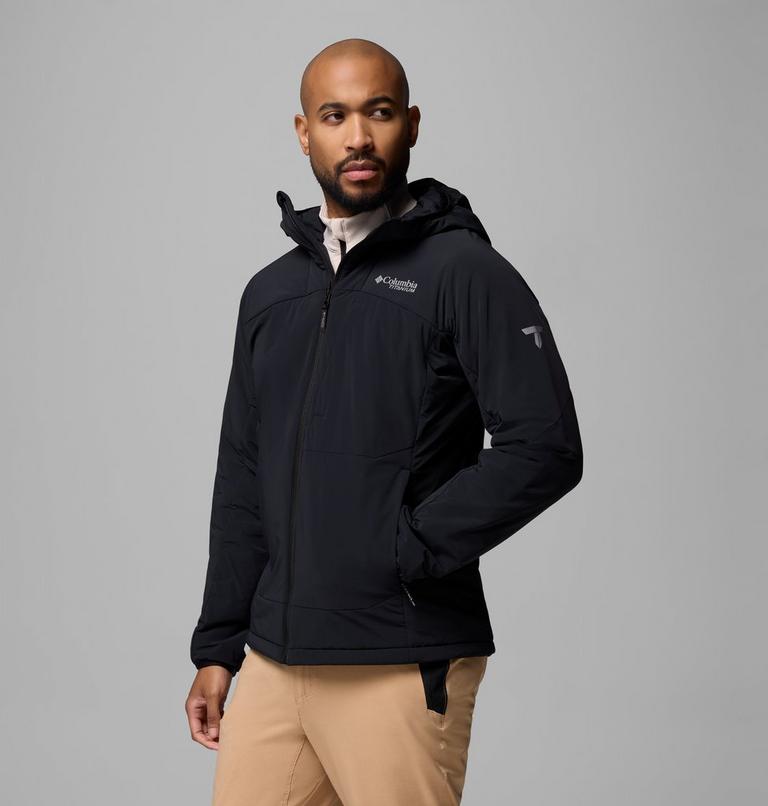 Chaqueta aislante con capucha Silver Leaf Lite para hombre, Color: Black, image 4