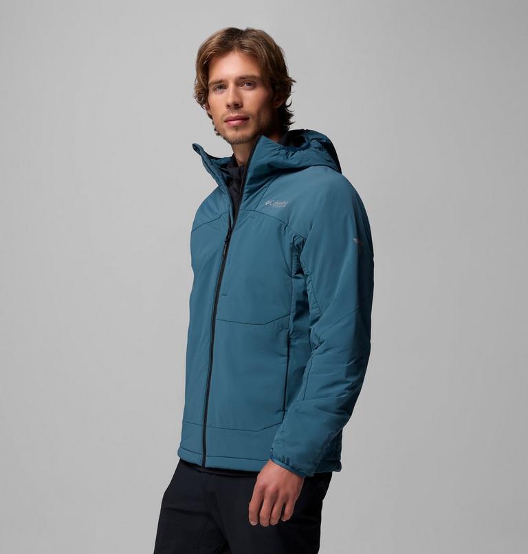 Chaqueta aislante con capucha Silver Leaf Lite para hombre, Color: Everblue, image 4