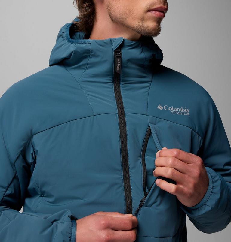 Chaqueta aislante con capucha Silver Leaf Lite para hombre, Color: Everblue, image 6