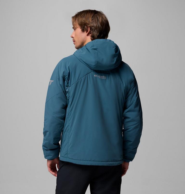 Chaqueta aislante con capucha Silver Leaf Lite para hombre, Color: Everblue, image 3