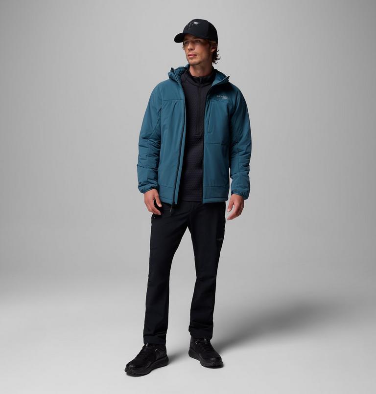 Chaqueta aislante con capucha Silver Leaf Lite para hombre, Color: Everblue, image 2
