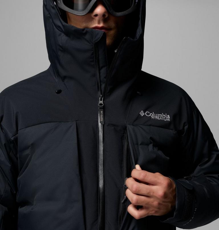 Chaqueta de esquí impermeable de plumón Glacier Ridge para hombre, Color: Black, image 14