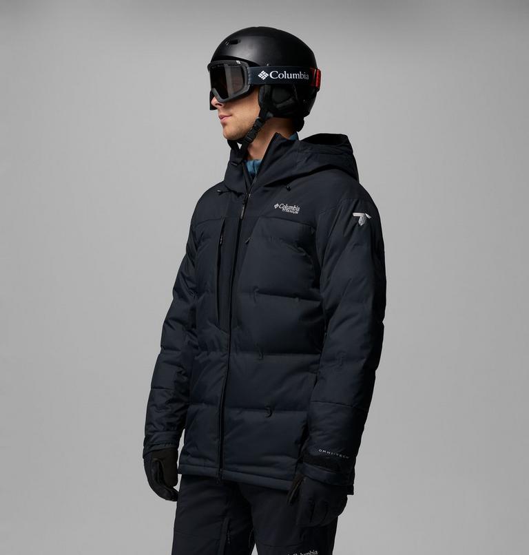 Chaqueta de esquí impermeable de plumón Glacier Ridge para hombre, Color: Black, image 4