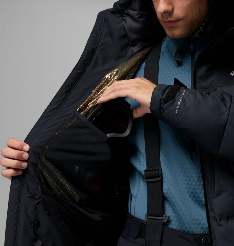 Chaqueta de esquí impermeable de plumón Glacier Ridge para hombre, Color: Black, image 5