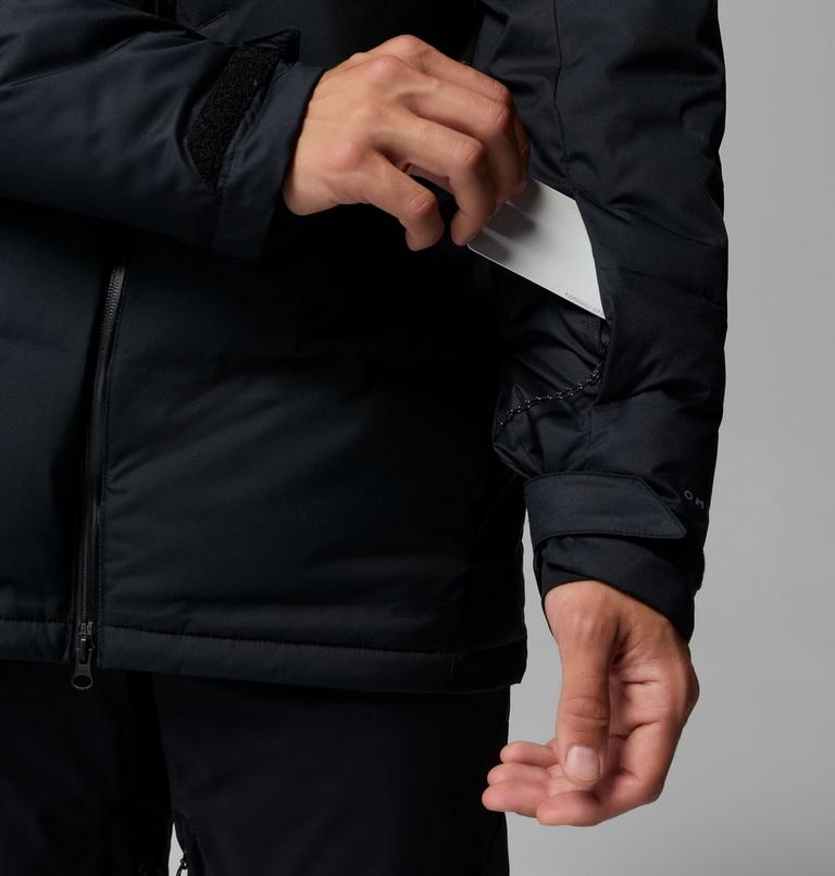 Chaqueta de esquí impermeable de plumón Glacier Ridge para hombre, Color: Black, image 10