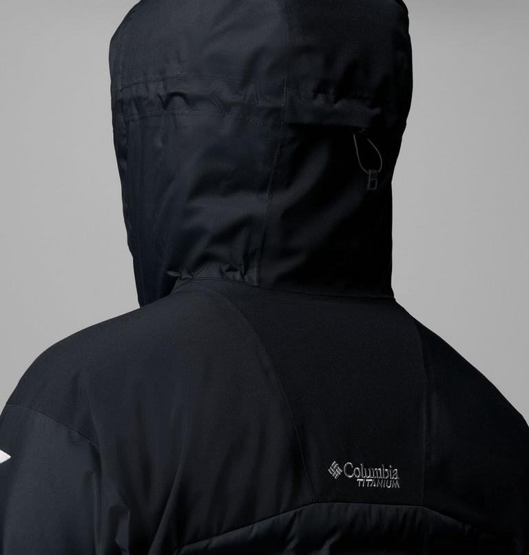 Chaqueta de esquí impermeable de plumón Glacier Ridge para hombre, Color: Black, image 12