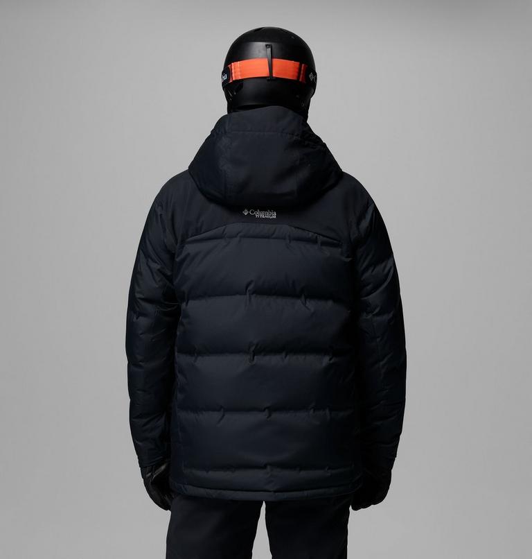 Chaqueta de esquí impermeable de plumón Glacier Ridge para hombre, Color: Black, image 3