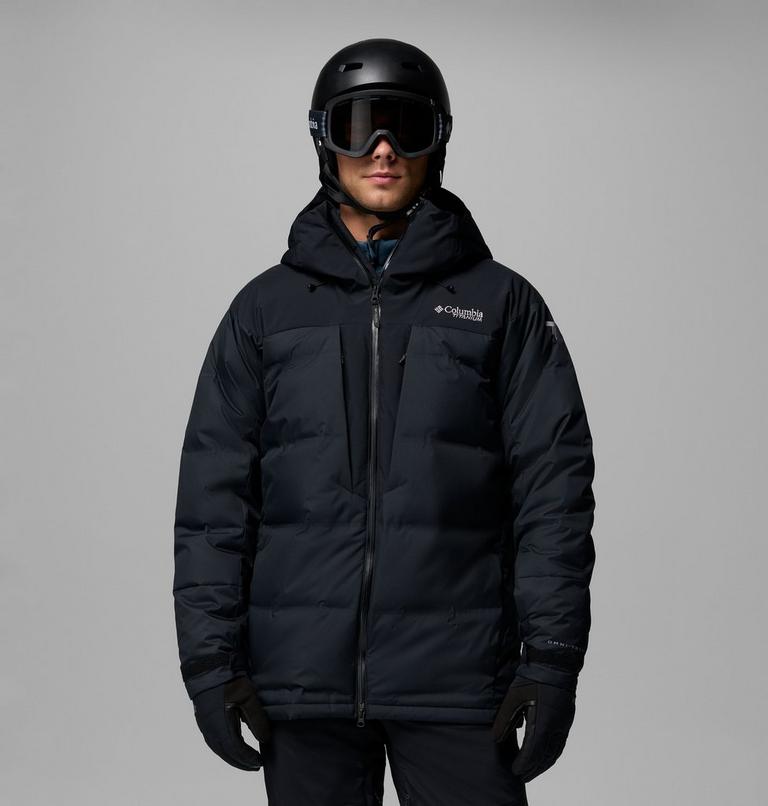 Chaqueta de esquí impermeable de plumón Glacier Ridge para hombre, Color: Black, image 1