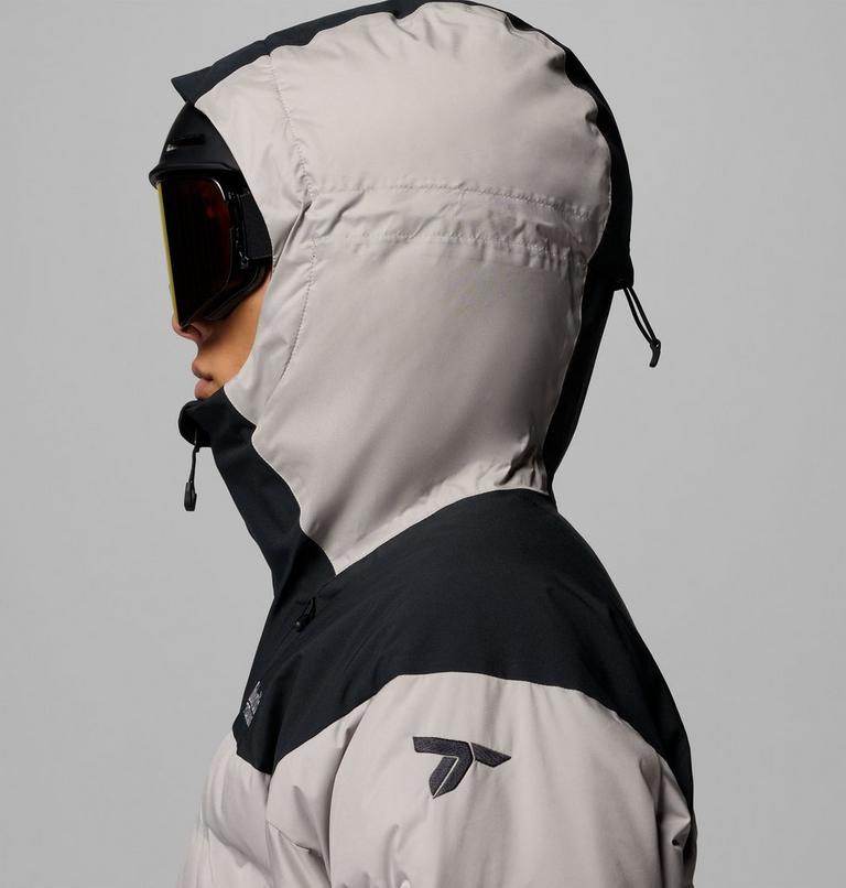 Men's Glacier Ridge Down Jacket, Color: Flint Grey, Black, image 9