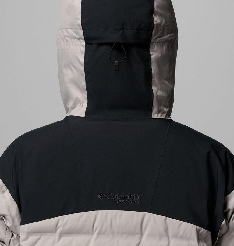 Men's Glacier Ridge Down Jacket, Color: Flint Grey, Black, image 10