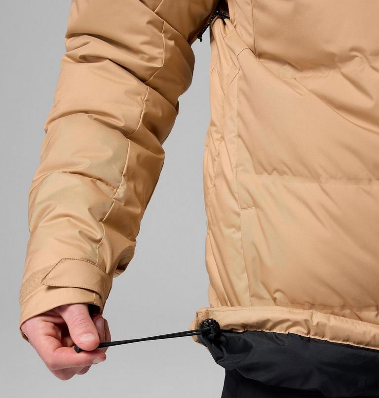 Chaqueta de esquí impermeable de plumón Glacier Ridge para hombre, Color: Canoe, Black, image 11