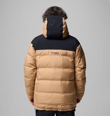 Men's Glacier Ridge Down Waterproof Ski Jacket, Color: Canoe, Black, image 3