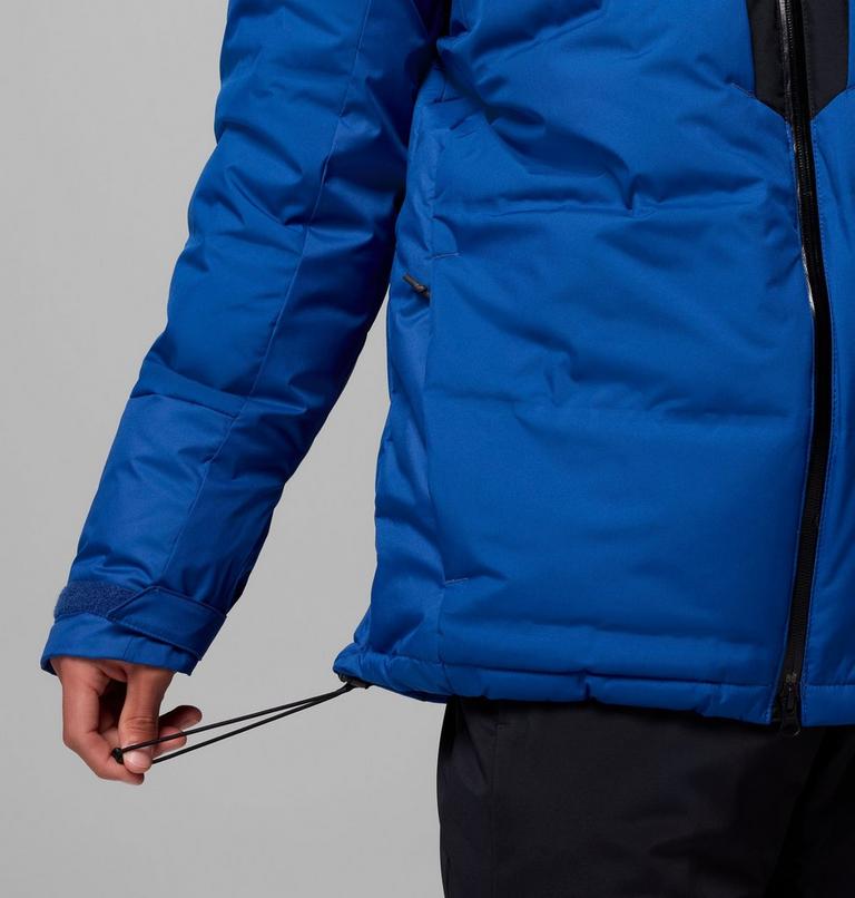 Chaqueta de esquí impermeable de plumón Glacier Ridge para hombre, Color: Mountain Blue, Black, image 11