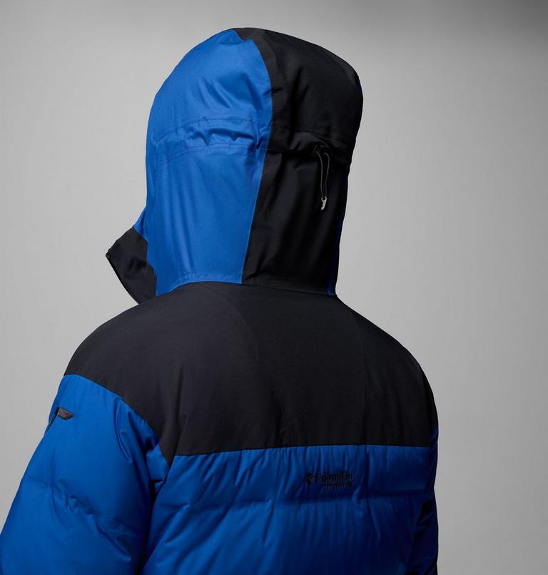 Chaqueta de esquí impermeable de plumón Glacier Ridge para hombre, Color: Mountain Blue, Black, image 12