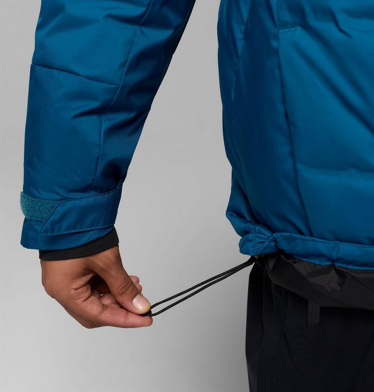 Men's Glacier Ridge Down Jacket, Color: Phoenix Blue, Black, image 13