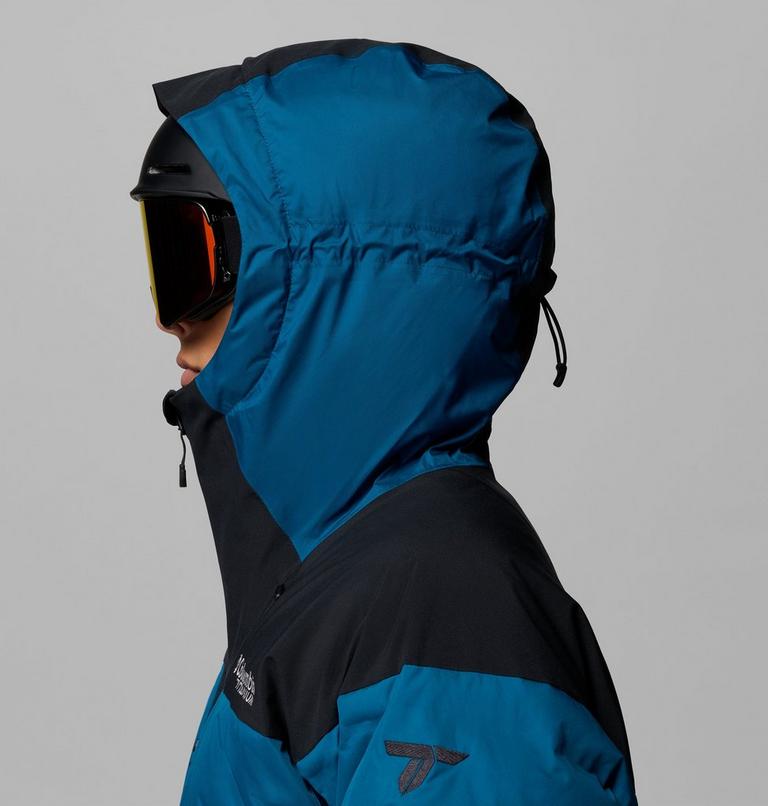 Men's Glacier Ridge Down Jacket, Color: Phoenix Blue, Black, image 9