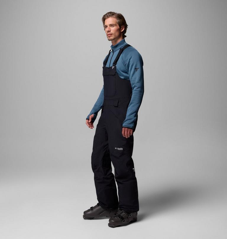 Men's Winter District Waterproof Ski Bib, Color: Black, image 4