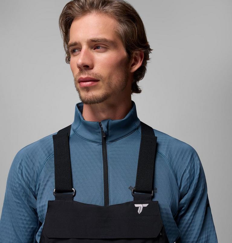 Men's Winter District Waterproof Ski Bib, Color: Black, image 5