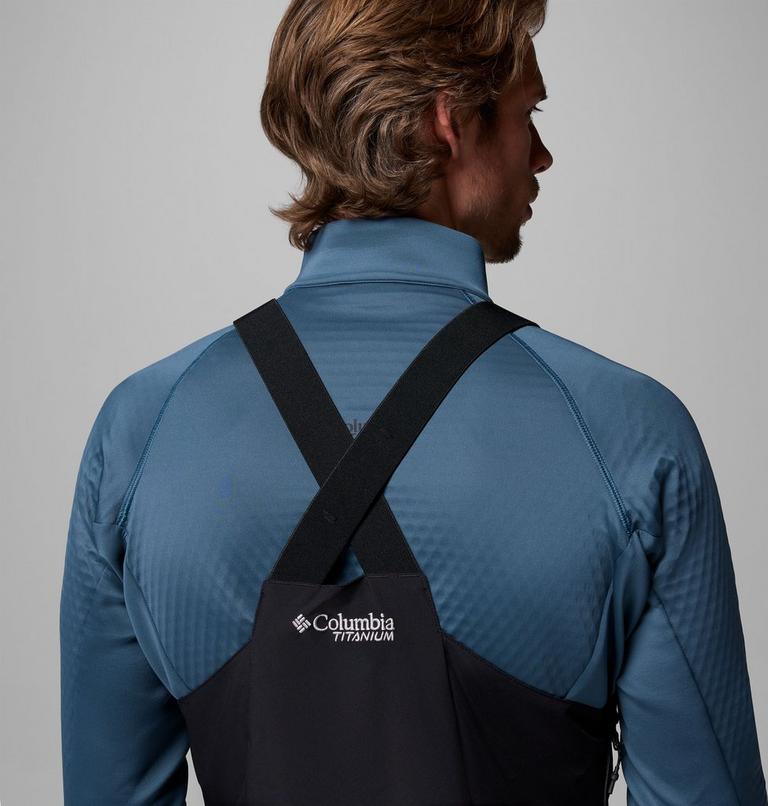 Men's Winter District Waterproof Ski Bib, Color: Black, image 8