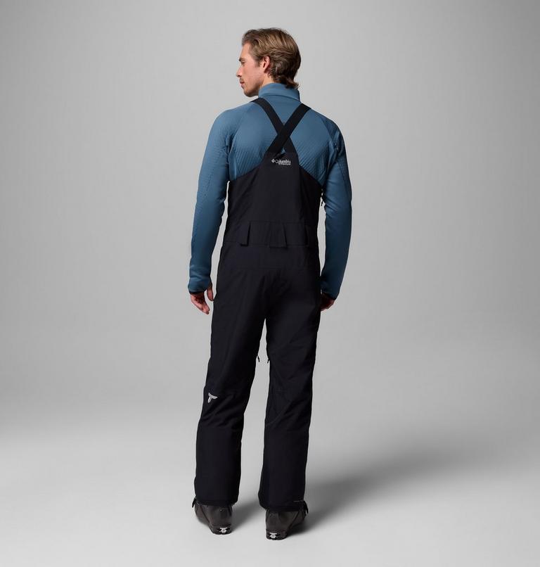 Men's Winter District Waterproof Ski Bib, Color: Black, image 3