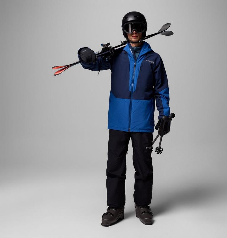 Men's Winter District Waterproof Ski Bib, Color: Black, image 2