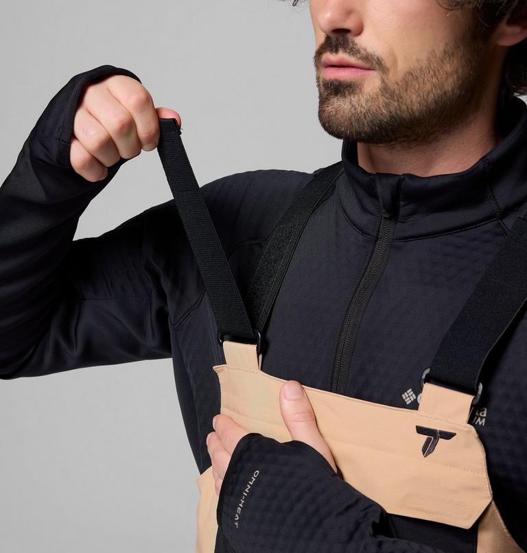 Men's Winter District Bib, Color: Canoe, Black, image 8