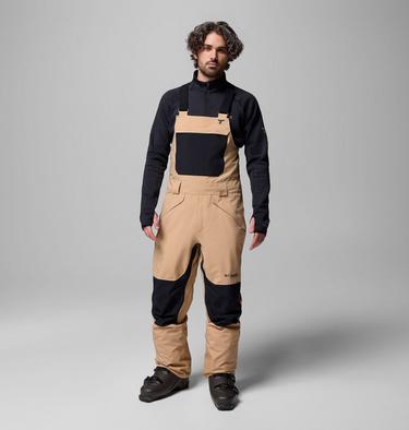 Men's Winter District Waterproof Ski Bib, Color: Canoe, Black, image 1