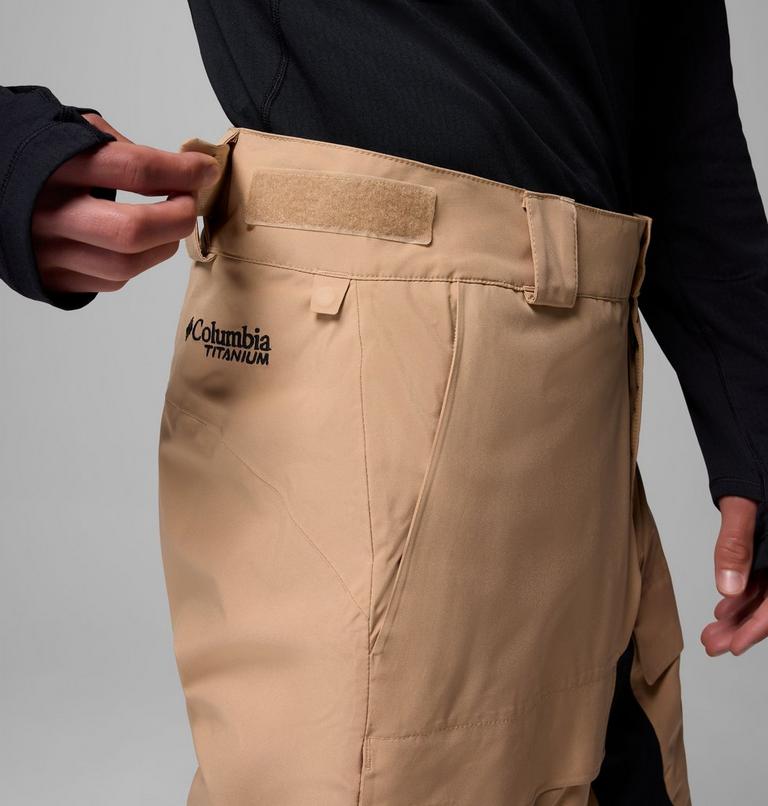 Pantalones de esquí impermeables Winter District para hombre, Color: Canoe, Black, image 6