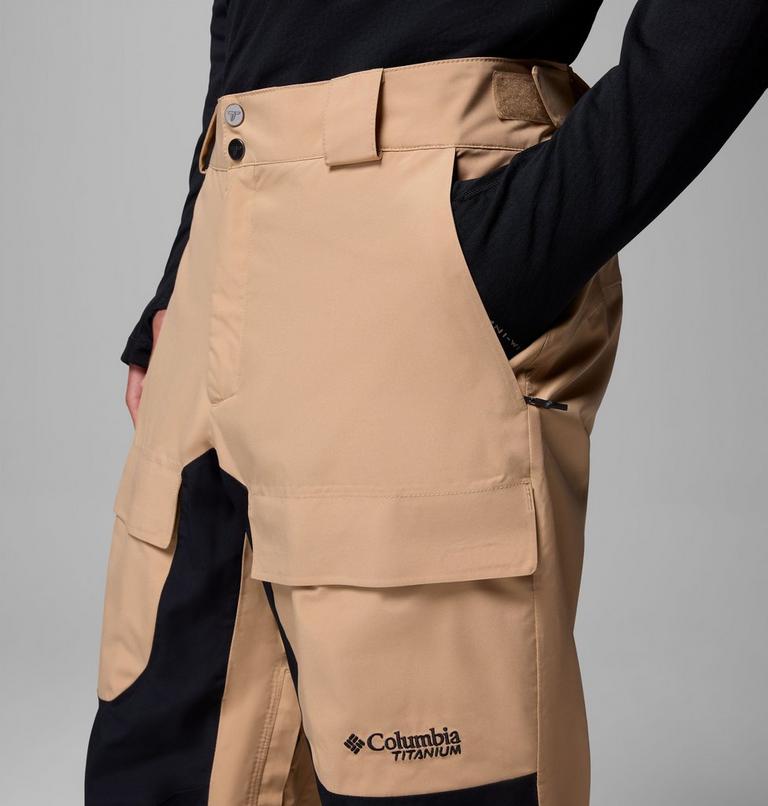 Pantalones de esquí impermeables Winter District para hombre, Color: Canoe, Black, image 8
