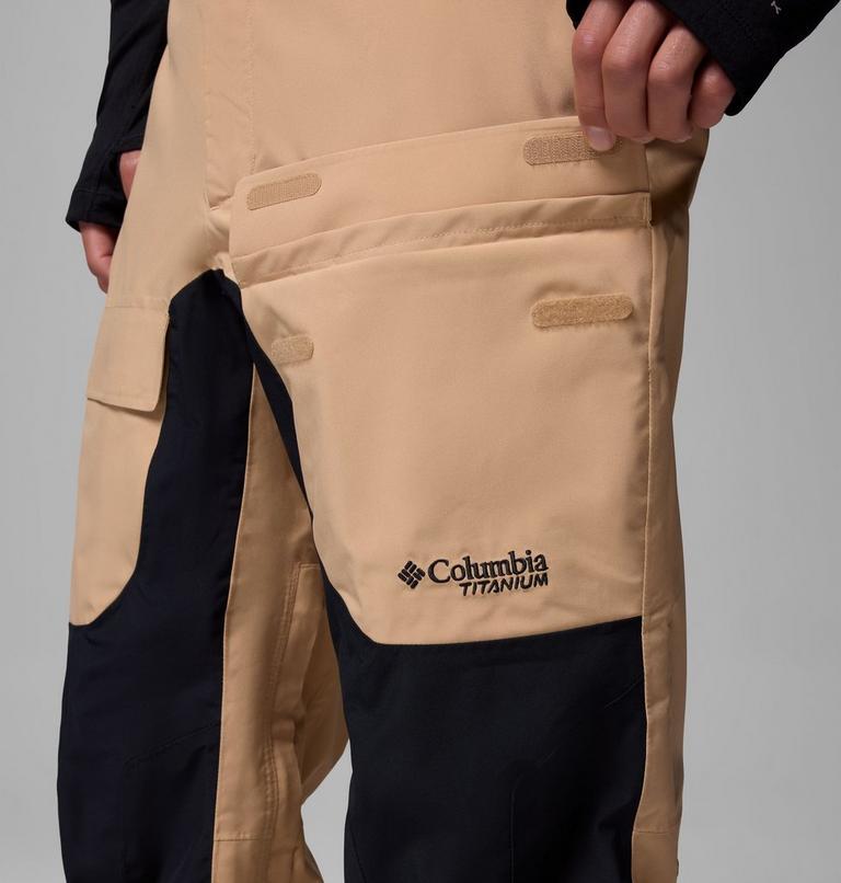 Pantalones de esquí impermeables Winter District para hombre, Color: Canoe, Black, image 9