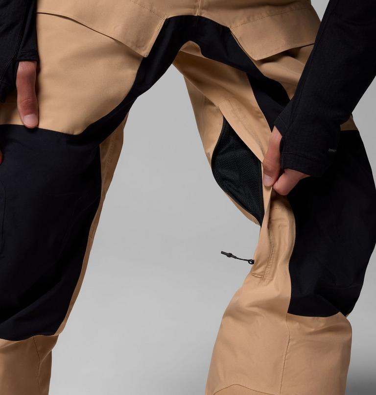 Pantalones de esquí impermeables Winter District para hombre, Color: Canoe, Black, image 10
