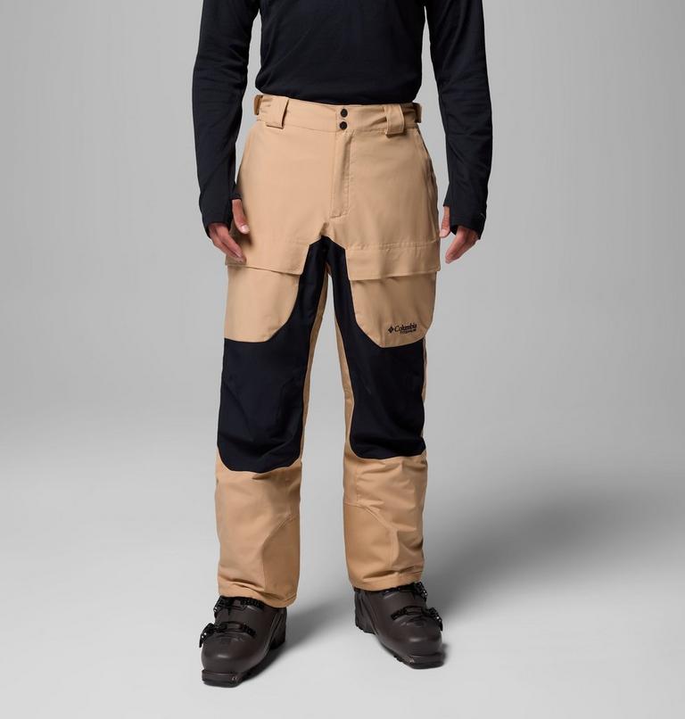 Pantalones de esquí impermeables Winter District para hombre, Color: Canoe, Black, image 1