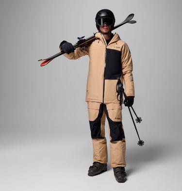 Pantalon de Ski Imperméable Winter District Homme, Color: Canoe, Black, image 4