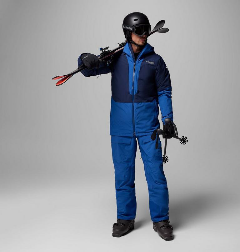 Pantalones de esquí impermeables Winter District para hombre, Color: Mountain Blue, image 2
