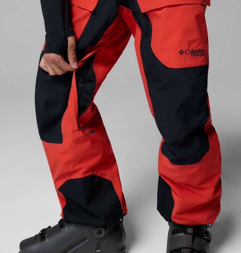 Men's Winter District Waterproof Ski Trousers, Color: Super Sonic, Black, image 10