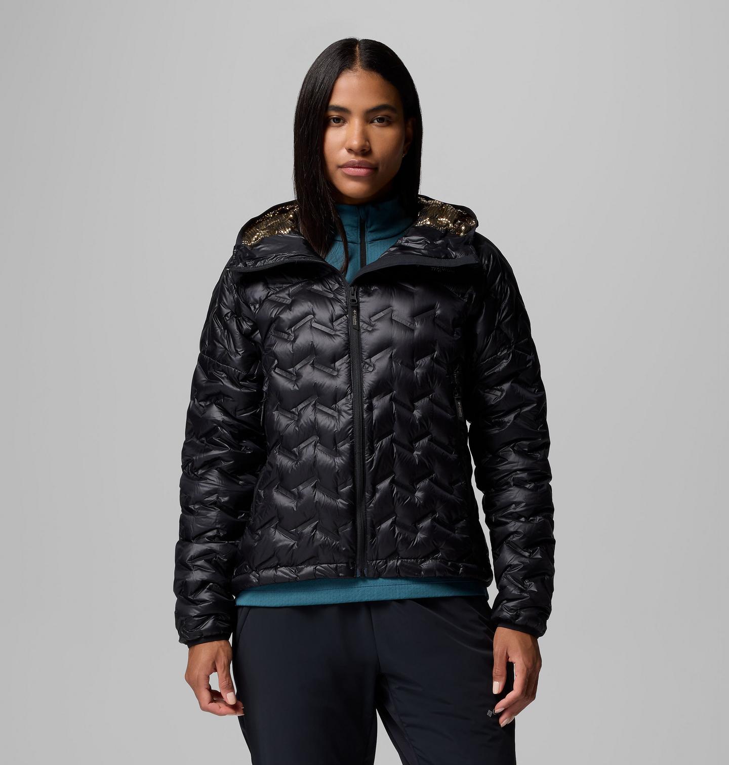 Женская куртка Columbia Alpine Crux IV Down Hooded, цвет: Чёрный — фото 1