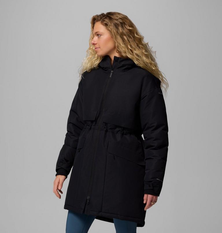 Women's Juniper Ridge III Waterproof Down Parka, Color: Black, image 4